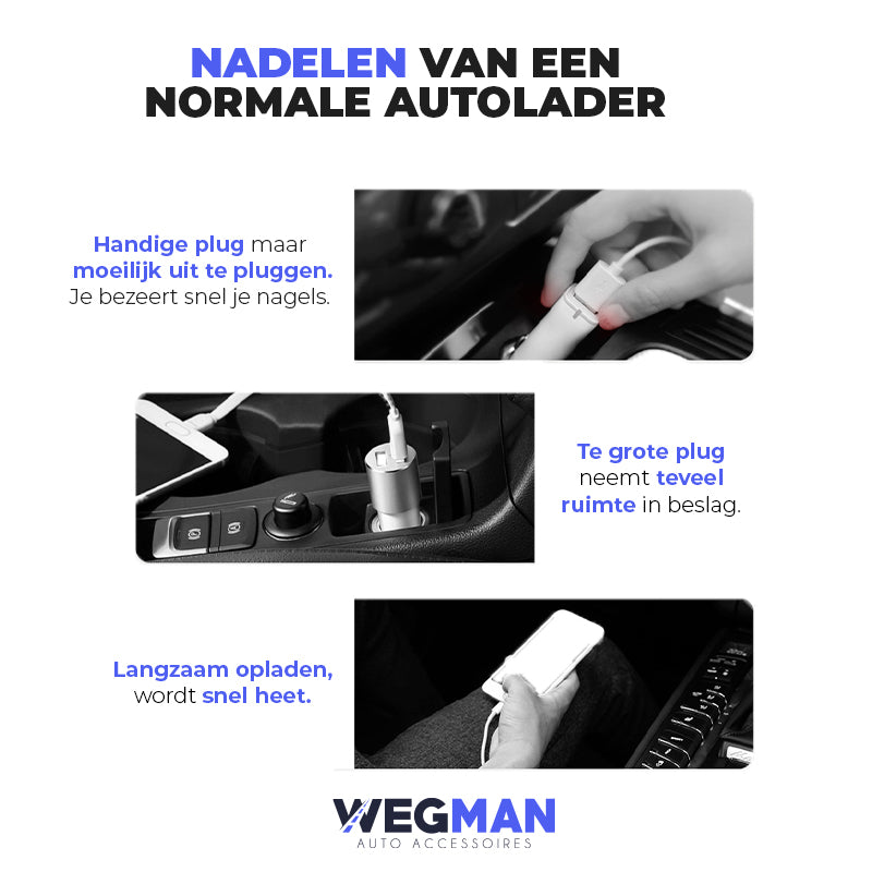 nadelen van een normale autolader