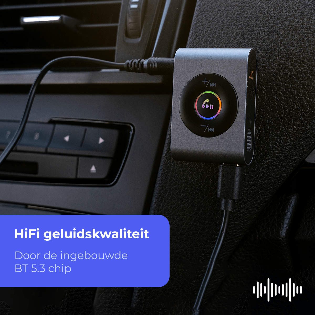 Hifi geluidskwaliteit via een bluetooth ontvanger